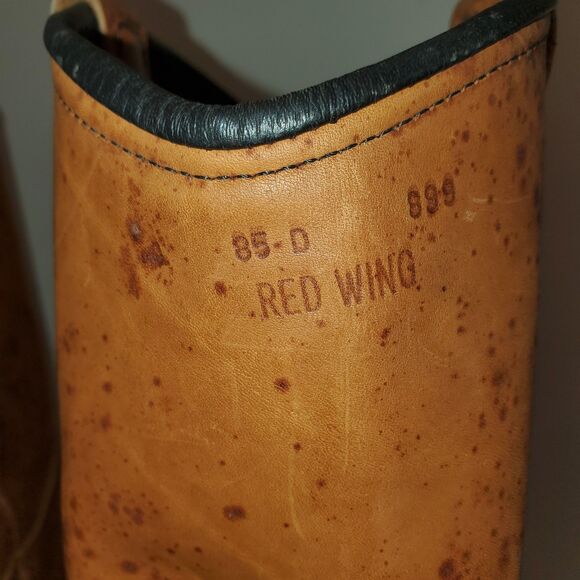 Red Wing Pecos 899 Men\'s Size 8.5D Leather Pull-On Boots Steel Toe Electric main image 7